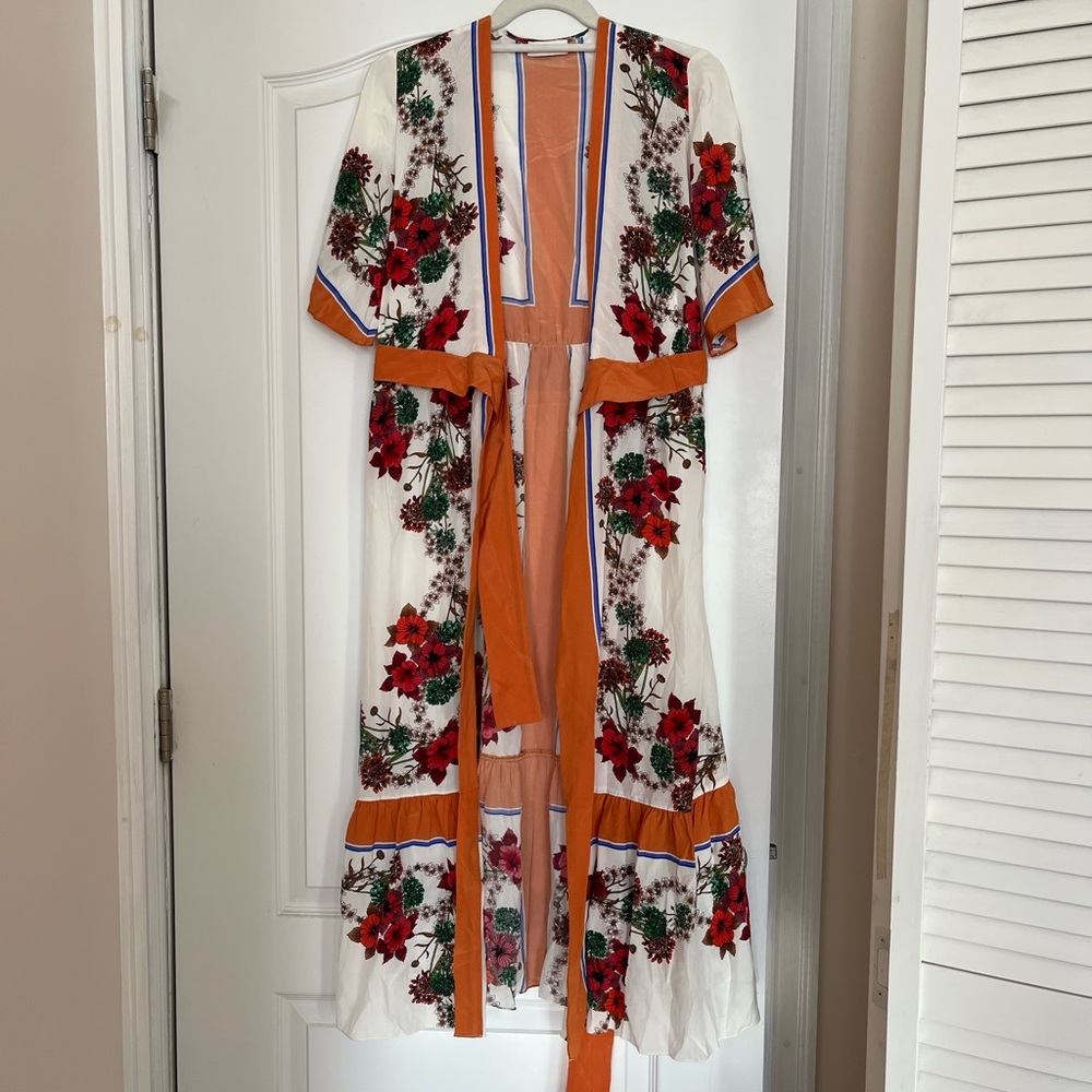 Sandro Silk Wrap Dress